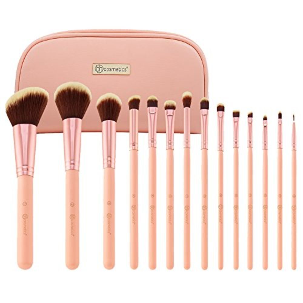 BH Cosmetics Chic 14Pc Brush Set With Pouch Case