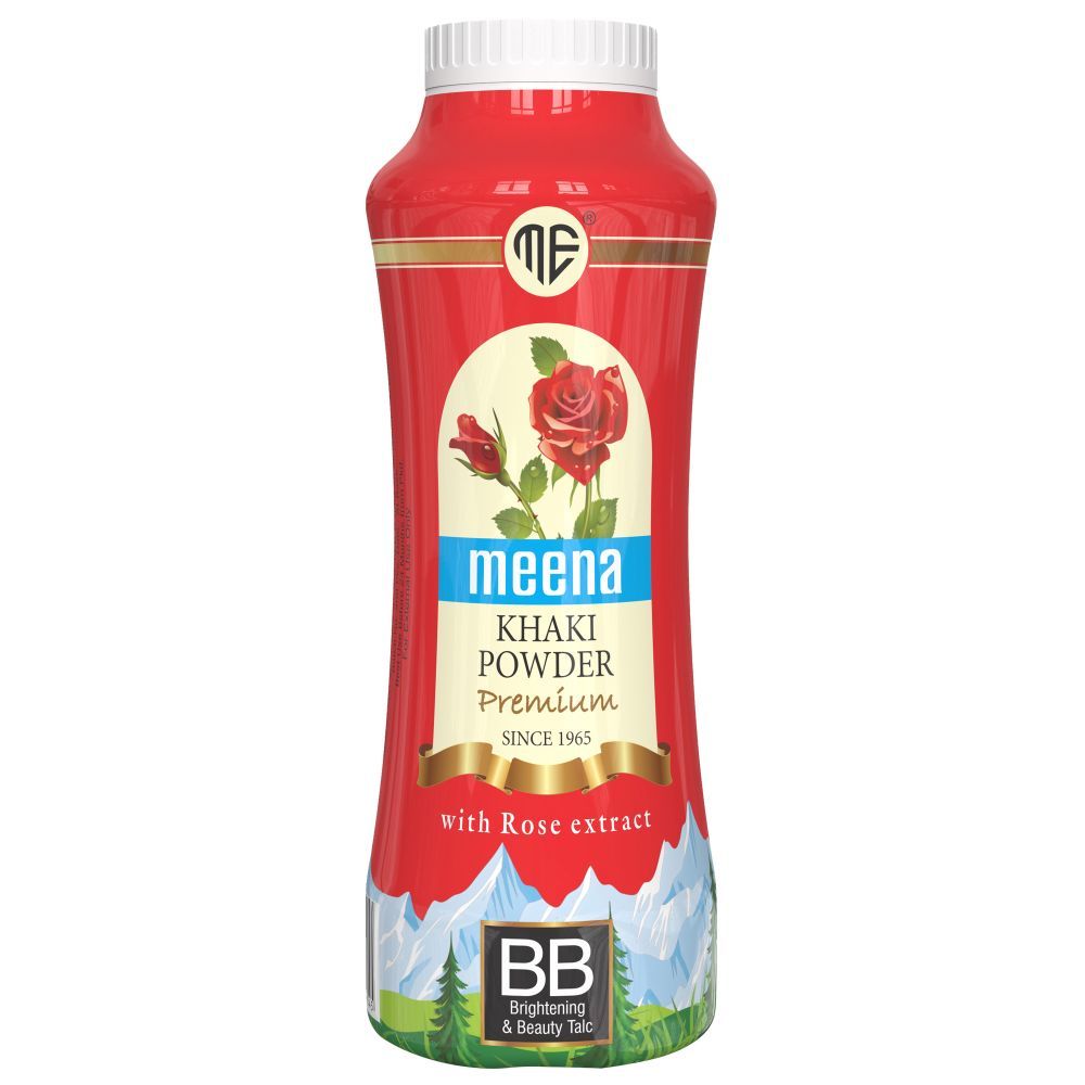 Meena Elements Khaki Powder Instant Glow, Oil Control powder For Men