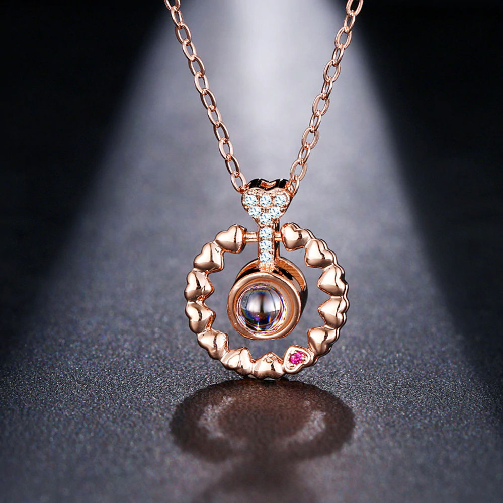 Jewels Galaxy Rose Gold Plated Stone 
