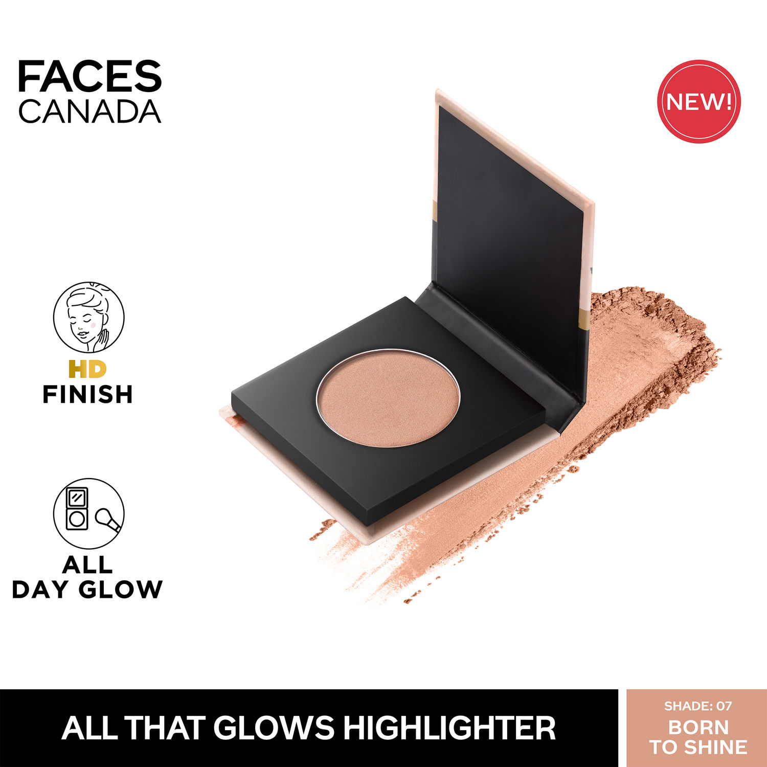 Faces Canada All That Glows Highlighter I Rosegold  (4g)