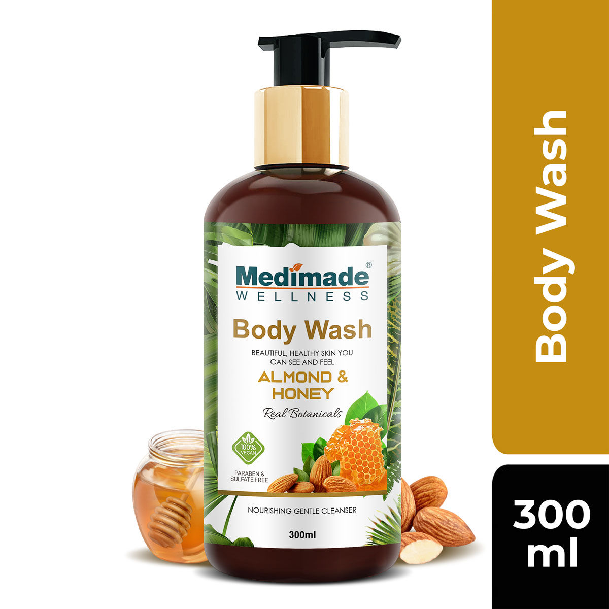 Medimade Almond and Honey Body Wash 300 ml