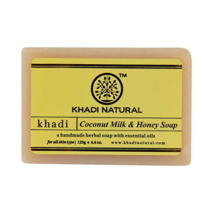 Khadi Natural Ayurvedic Coconut Milk & Honey Soap (125 g)