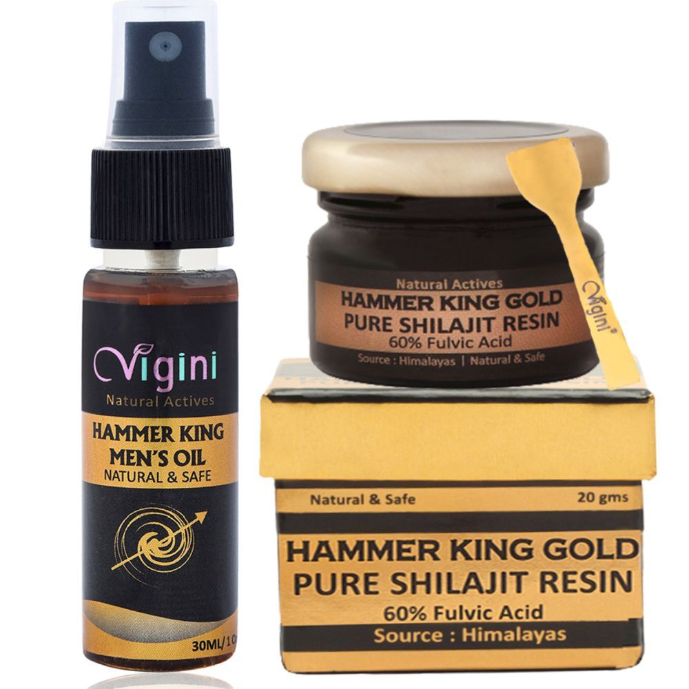 Vigini Pure Shilajit Gold Premium Best Original 60% Fulvic ...