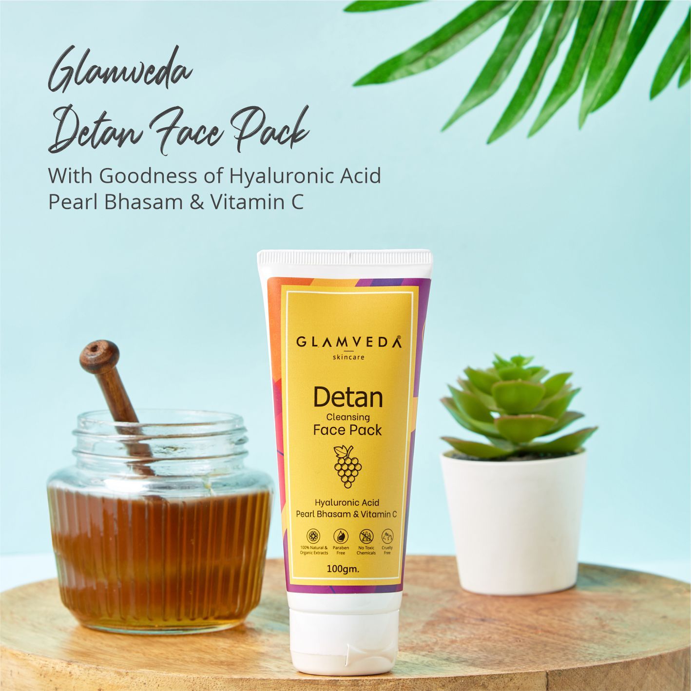 Glamveda detan Face wash 100 gm