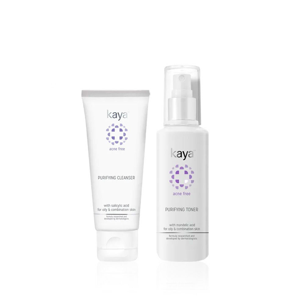 Kaya Acne Free Purifying Cleanser with Salicylic Acid & Acne Free