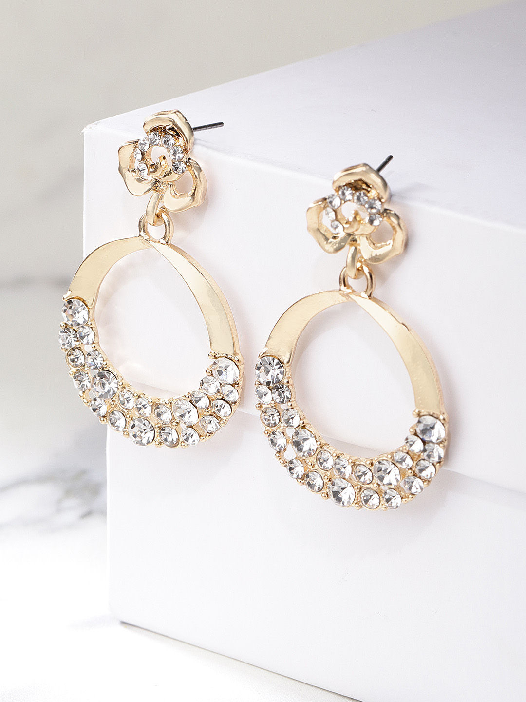 Youbella gold shop plated earrings