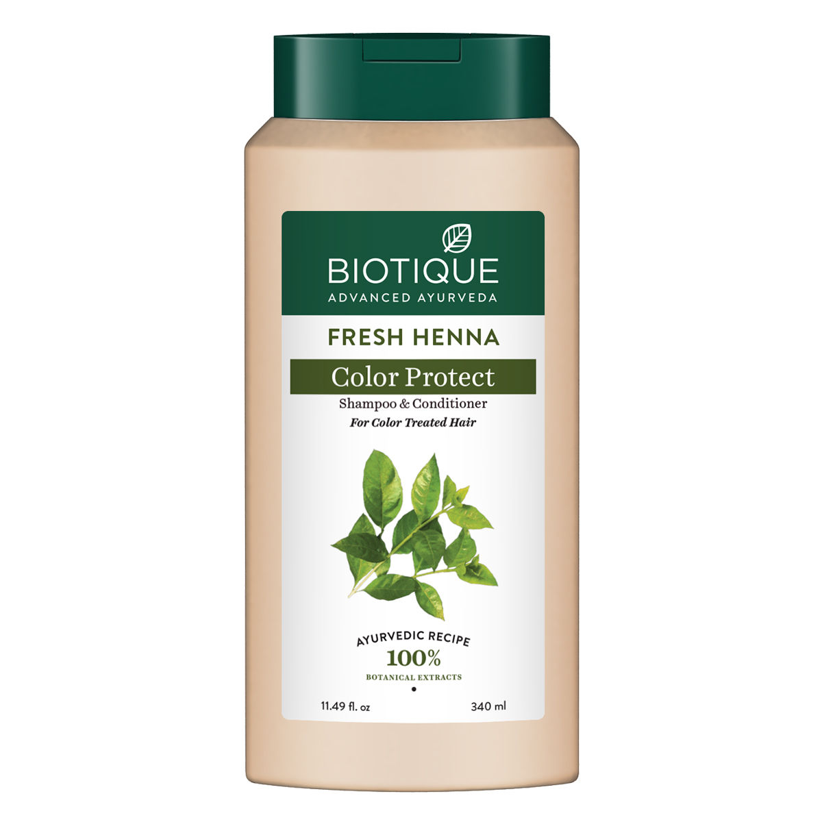 Biotique Fresh Henna Colour Protect Shampoo With Conditioner (340 ml)