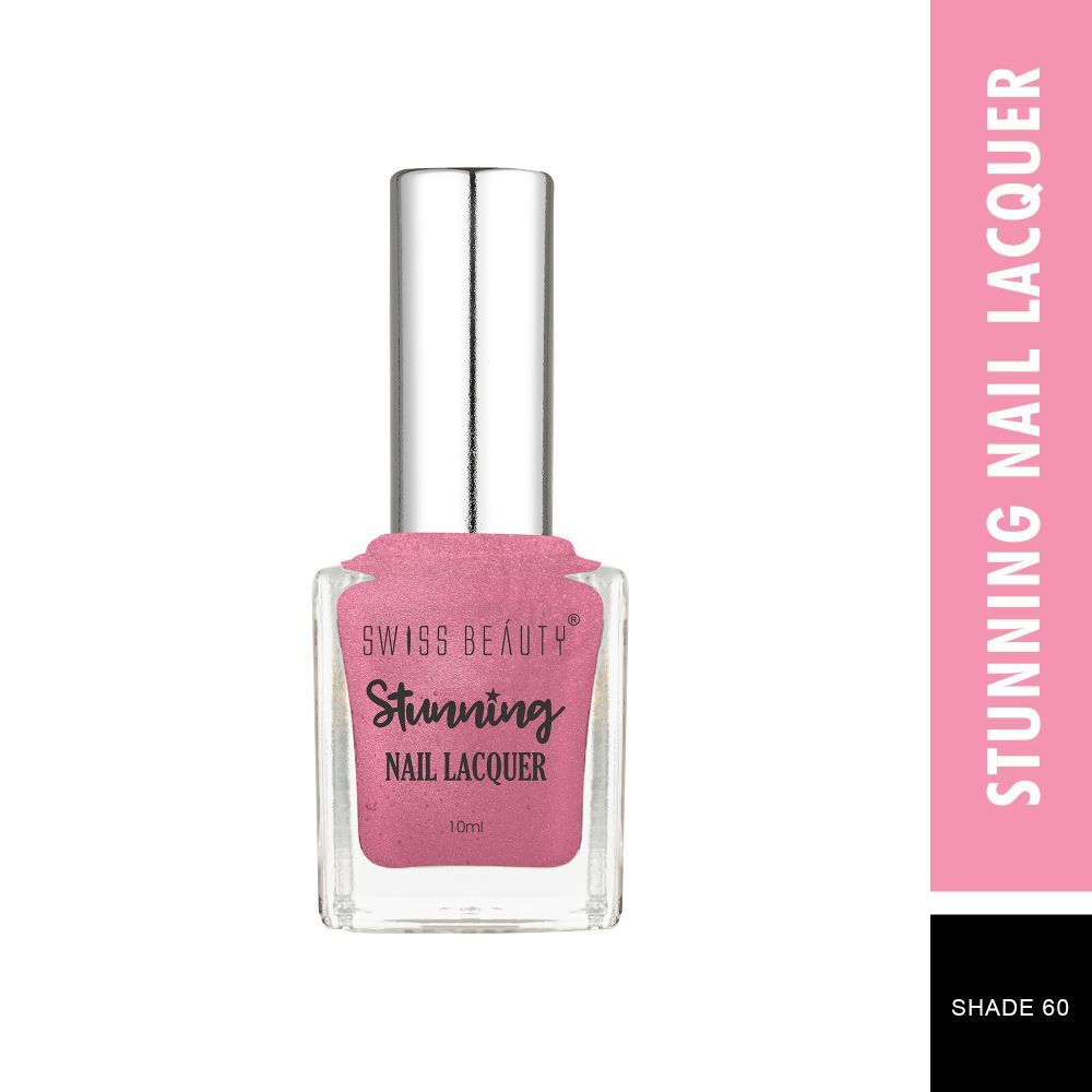 Swiss Beauty Stunning Nail Lacquer 60 Pearl Pink (10 ml)