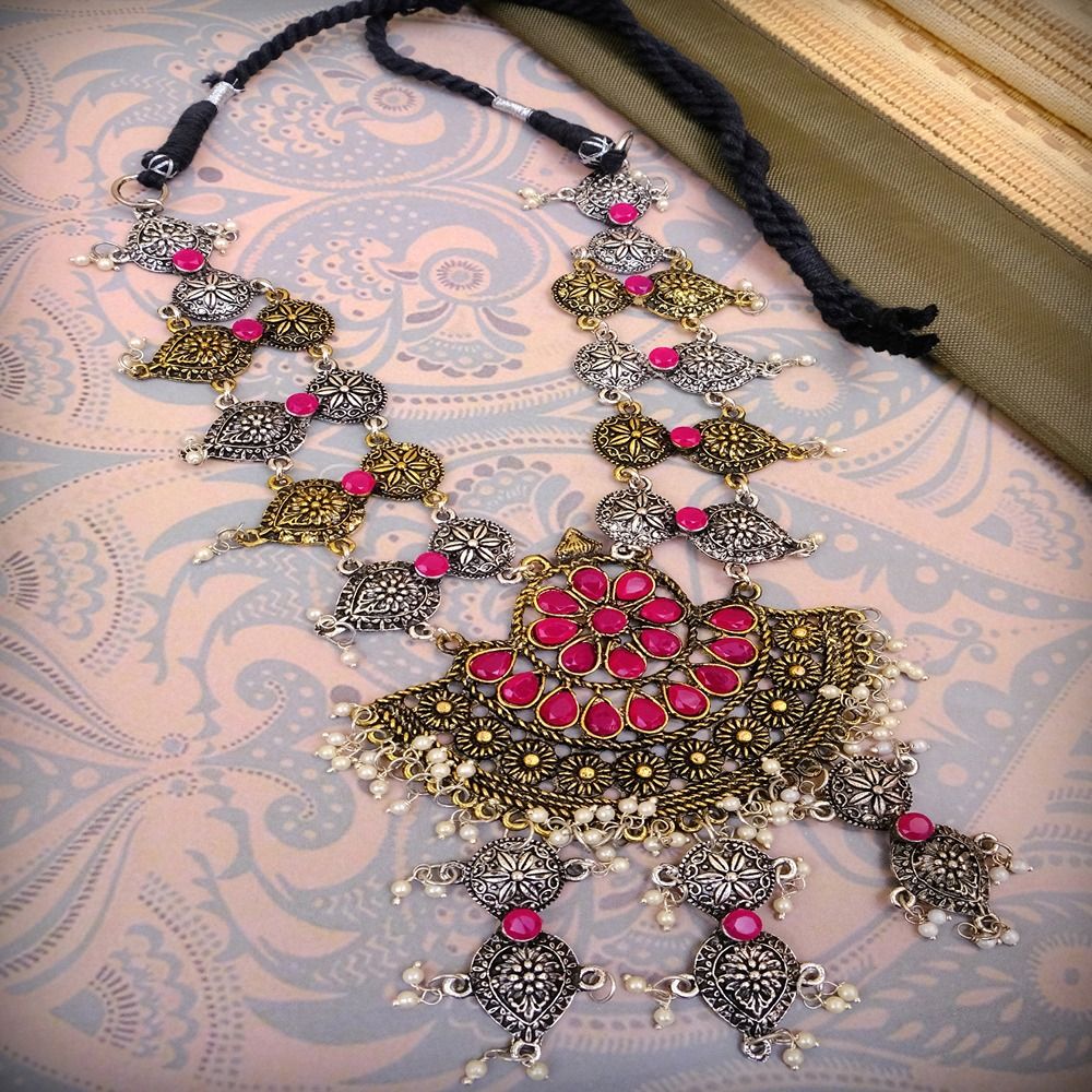 Multicolor top fashion necklace