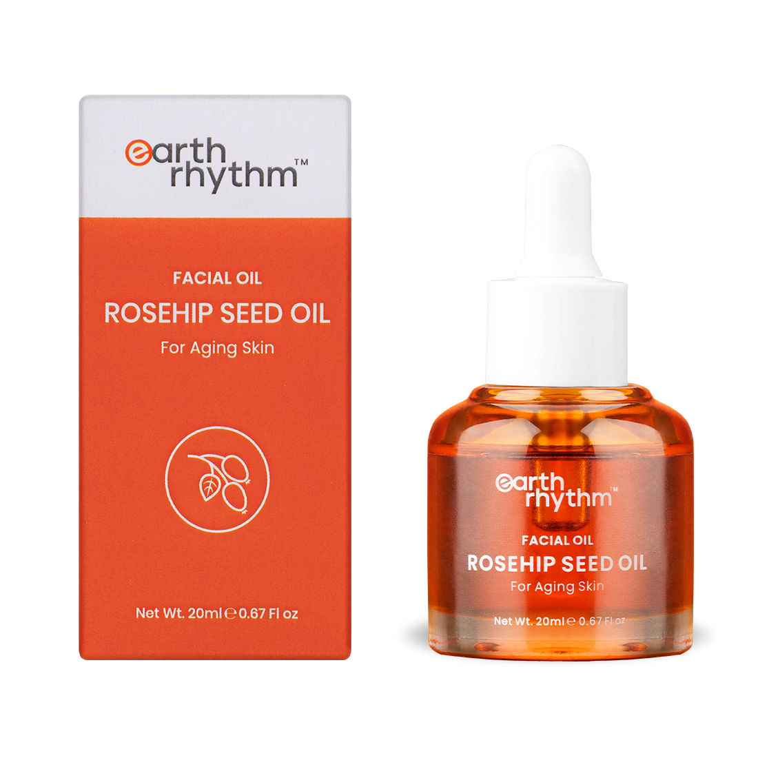 EARTH RHYTHM ROSEHIP SEED FACIAL OIL 20ML
