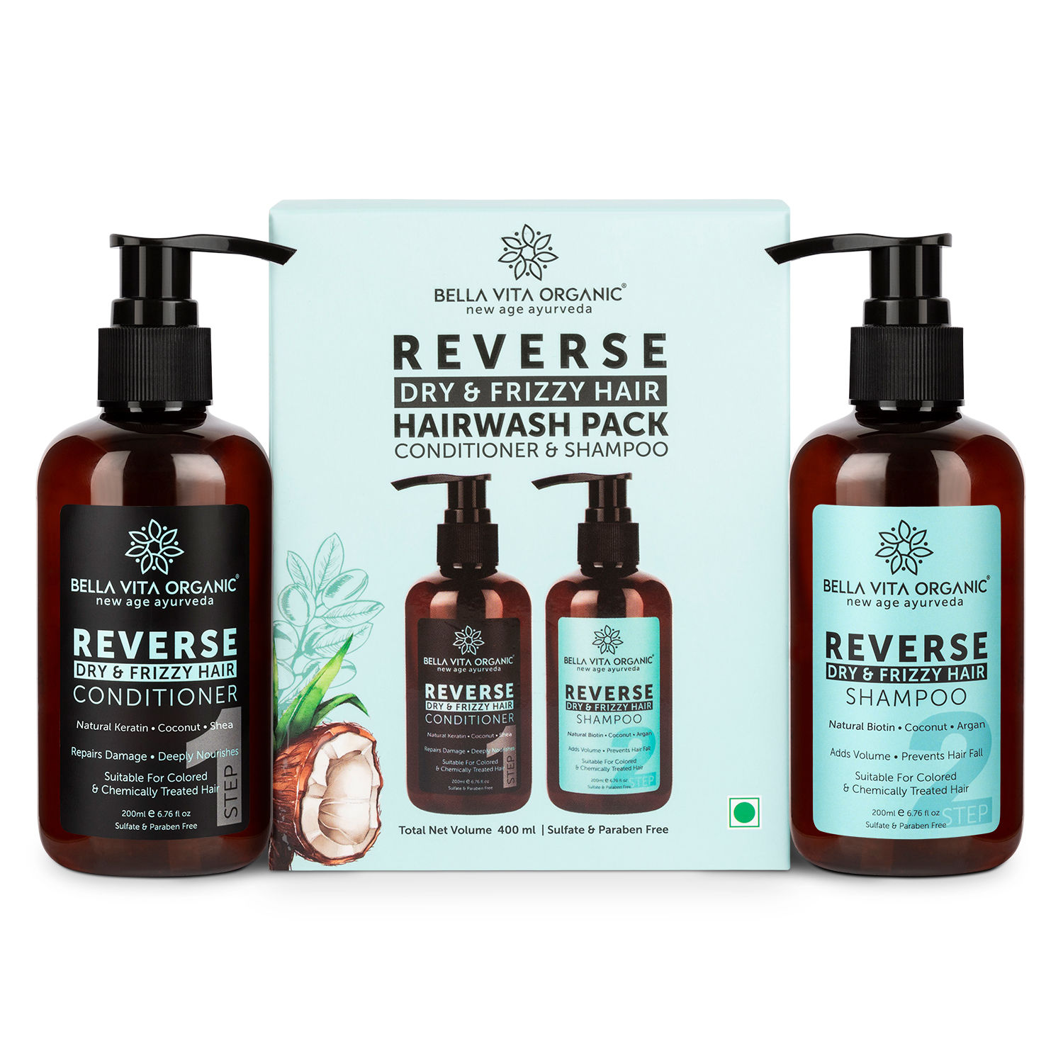 Bella Vita Organic Reverse Shampoo and Conditioner