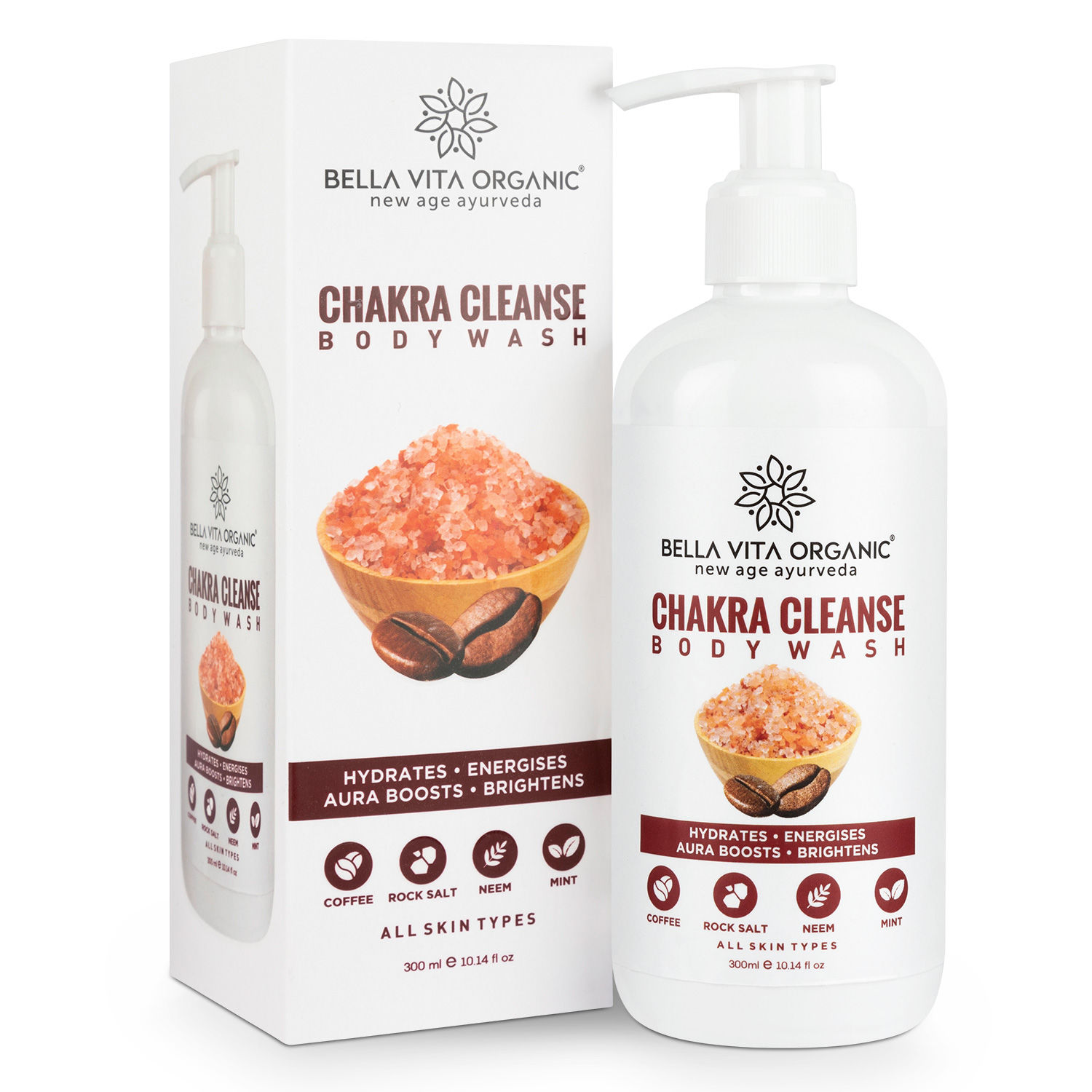 Bella Vita Organic Chakra Cleanse Body Wash 300ml bella-vita-organic-chakra-cleanse-body-wash-300ml