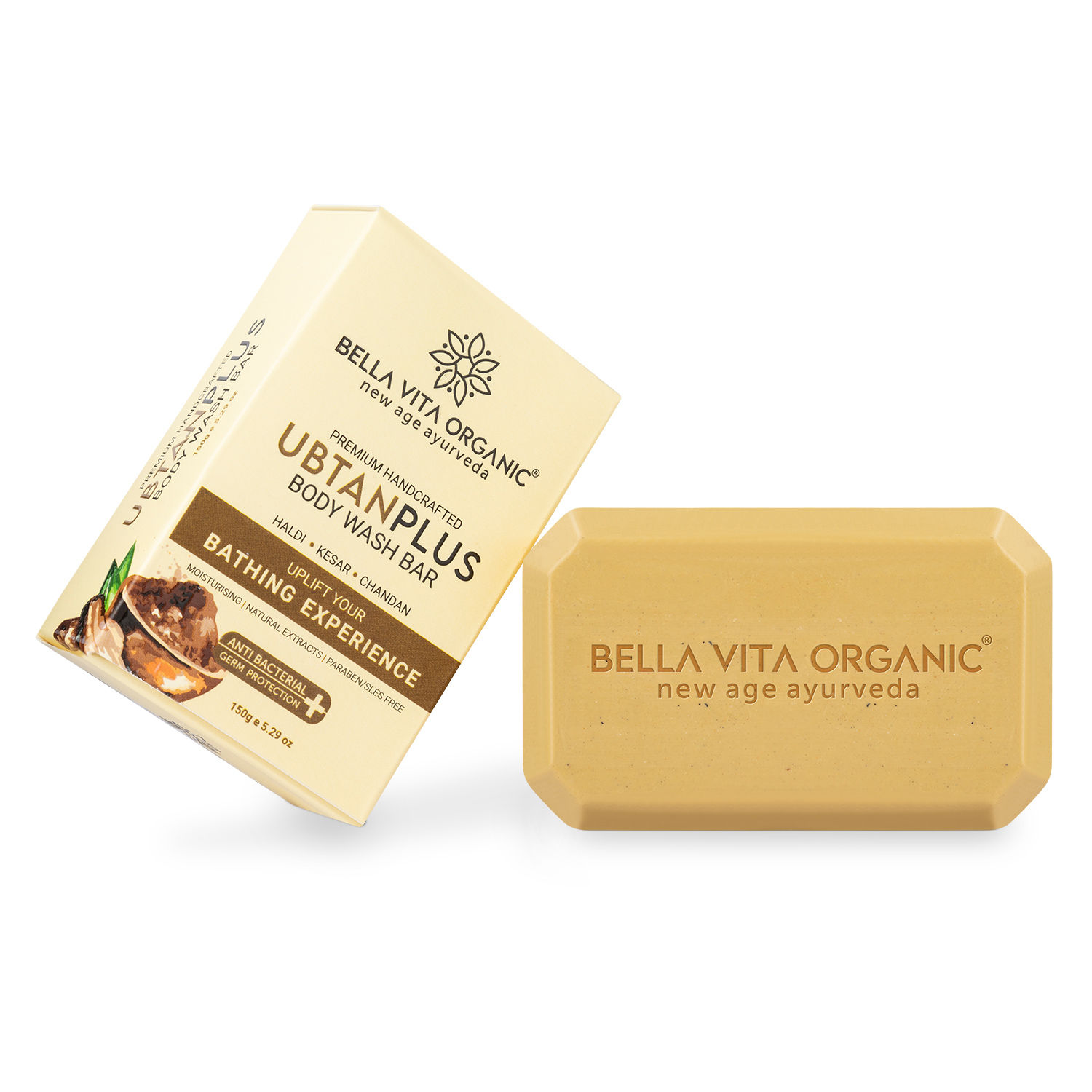 Bella Vita Organic Ubtan Plus Body Wash Bar