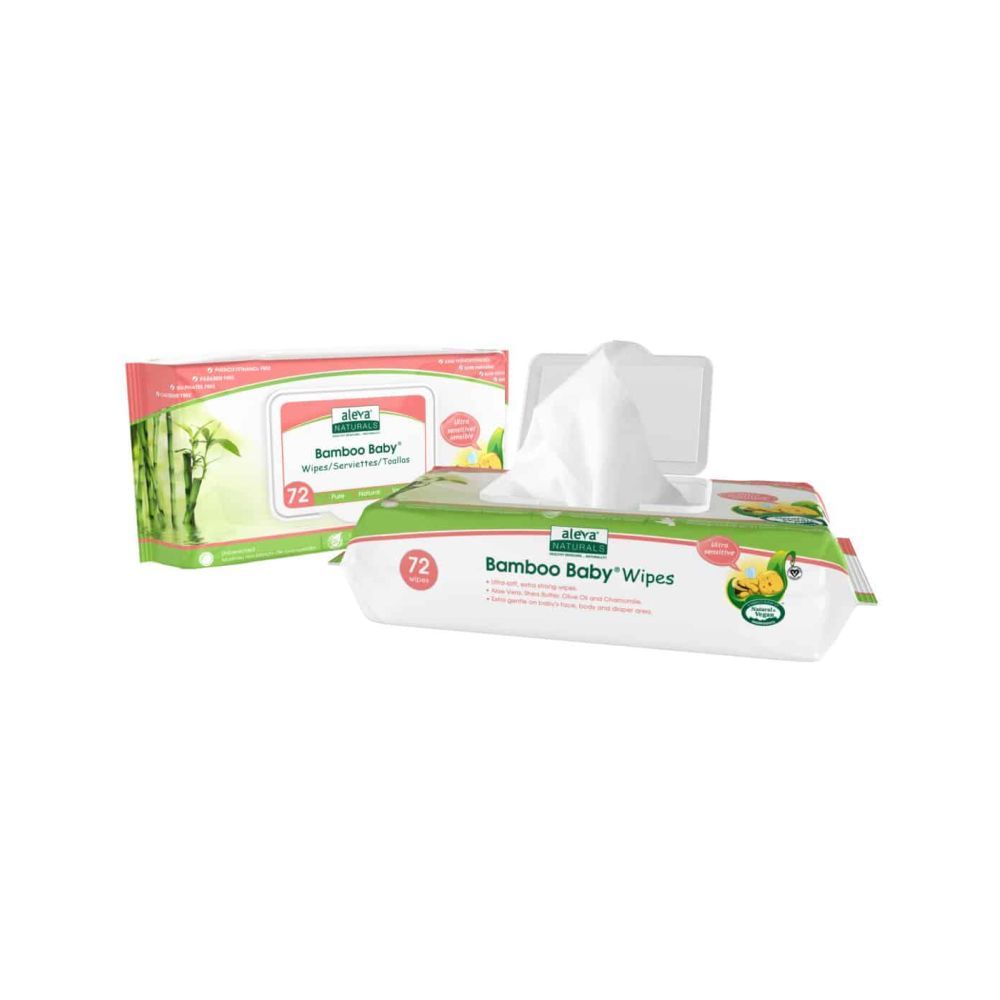 Bamboo Baby Wipes Travel Size 30 Ct By Aleva Naturals