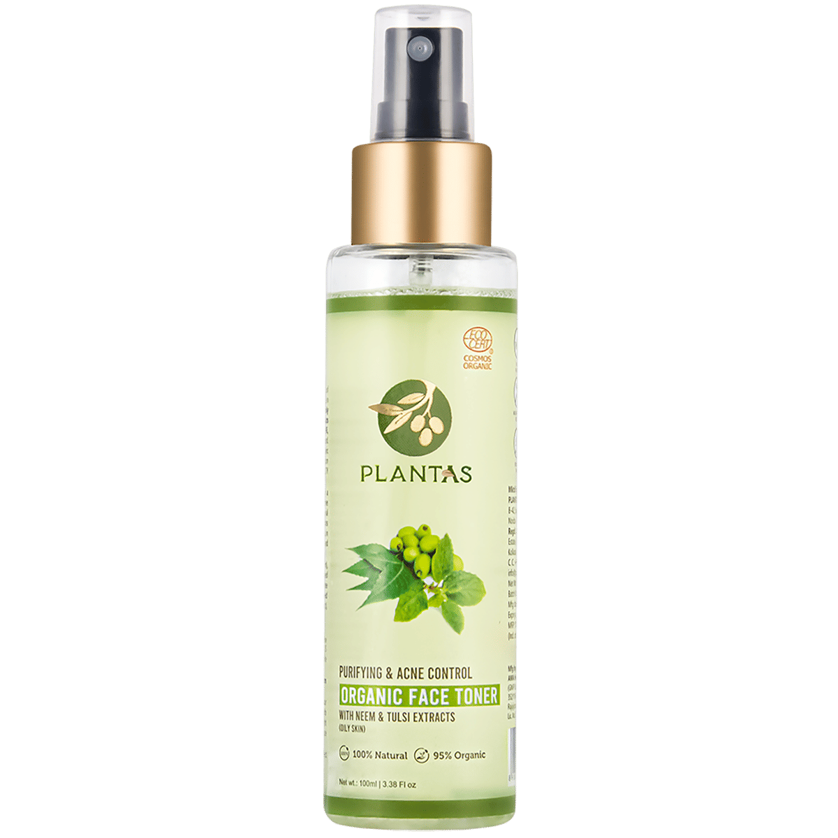 Plantas Purifying & Acne Control Organic Face Toner