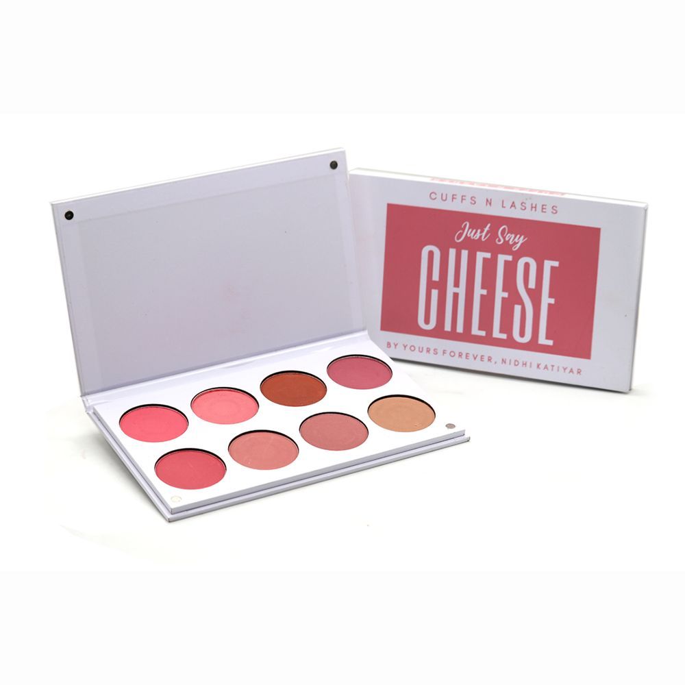 Cuffs N Lashes Just Say Cheese 8 Color Blushes Palette