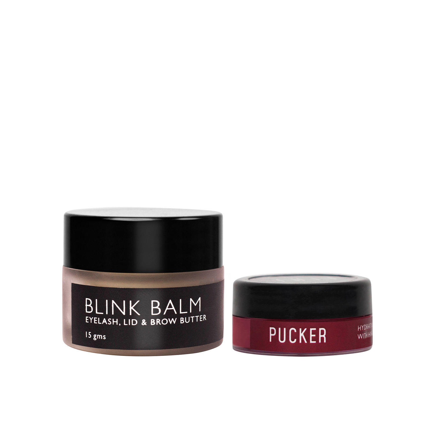 ENN Pucker lip balm mini & Brow Butter Blink Balm combo kit