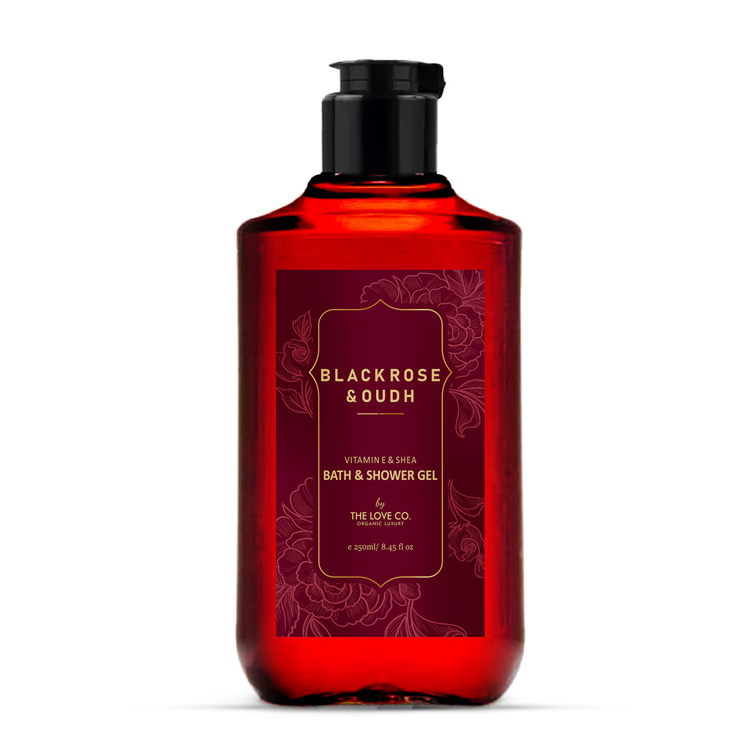 The Love Co BLACK ROSE AND OUDH BODY WASH300ML