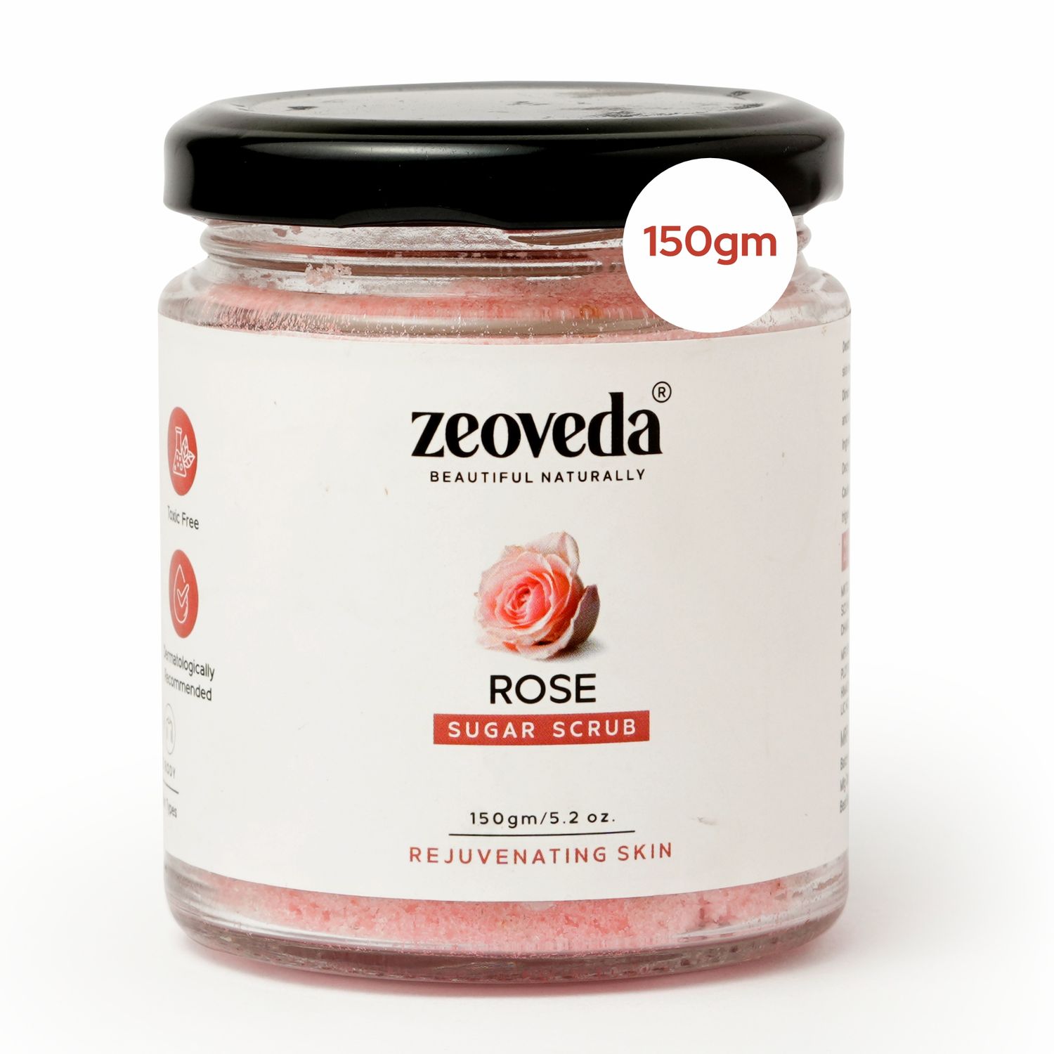 Zeoveda Rose Sugar Scrub