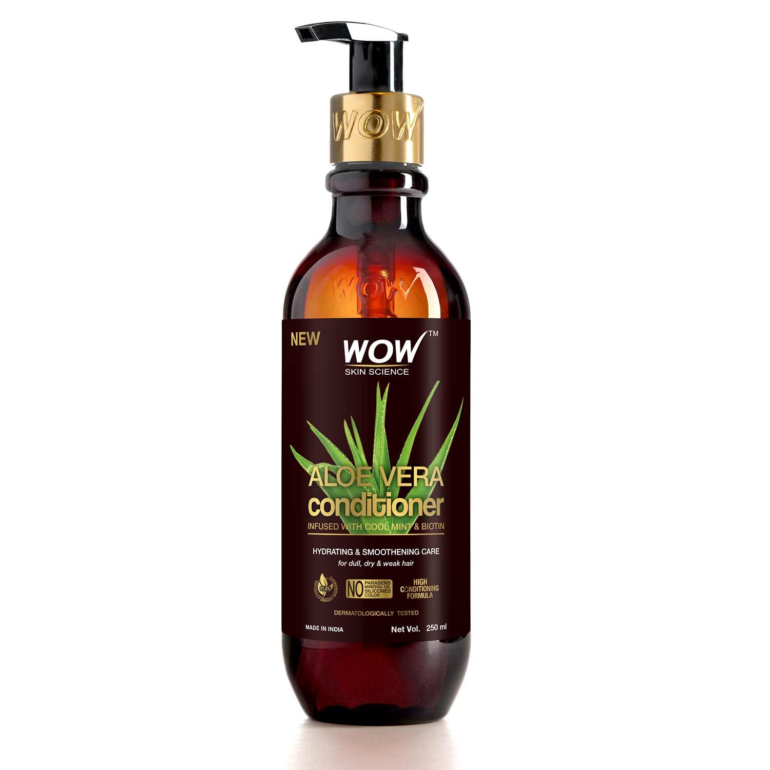 WOW Skin Science Aloe Vera Conditioner for Hair Smoothening & Hydration