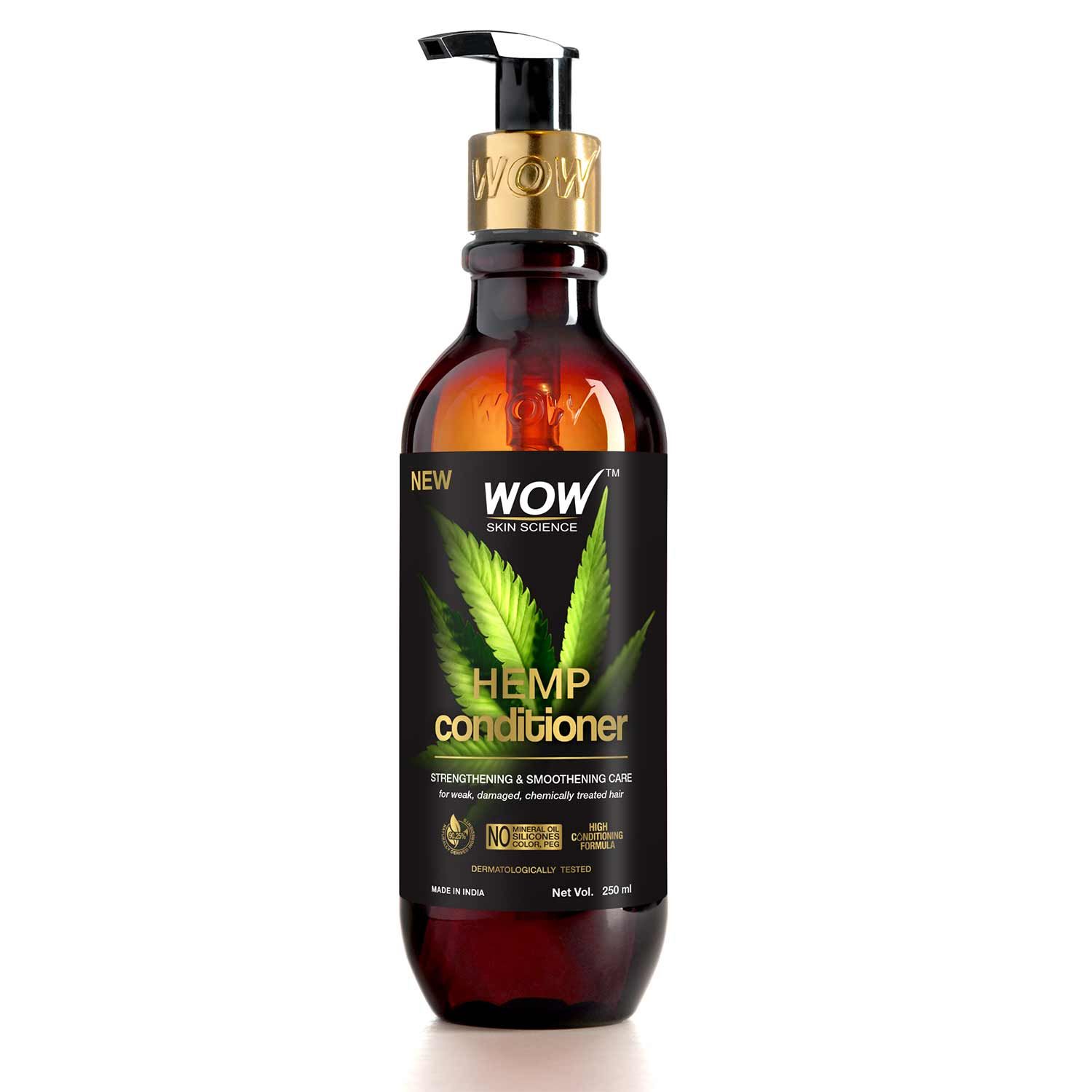 WOW Skin Science Hemp Conditioner for Hair Strengthening and