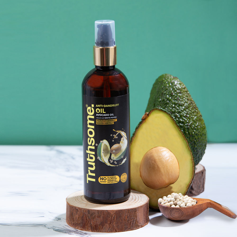 Truthsome AntiDandruff Oil with Avocado Oil & White Pepper, No