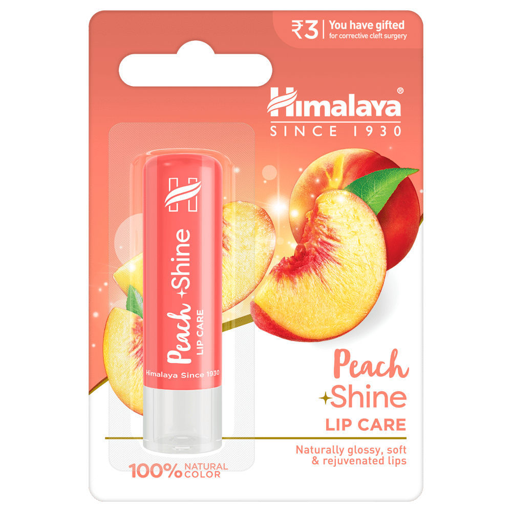 Buy Himalaya Herbals Peach Shine Lip Care (4.5 g) - Purplle