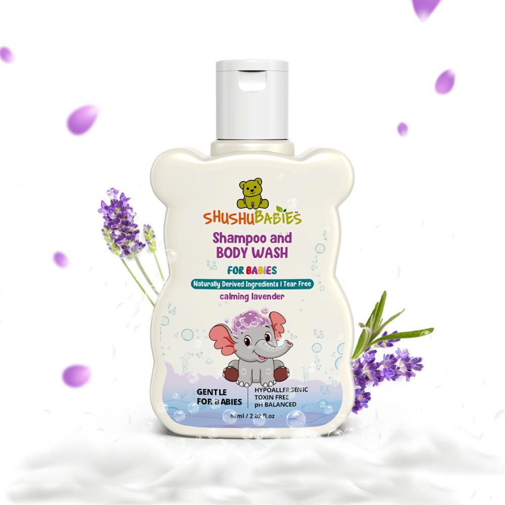 ShuShu Babies Calming Lavender Shampoo and Body Wash For Babies60ml