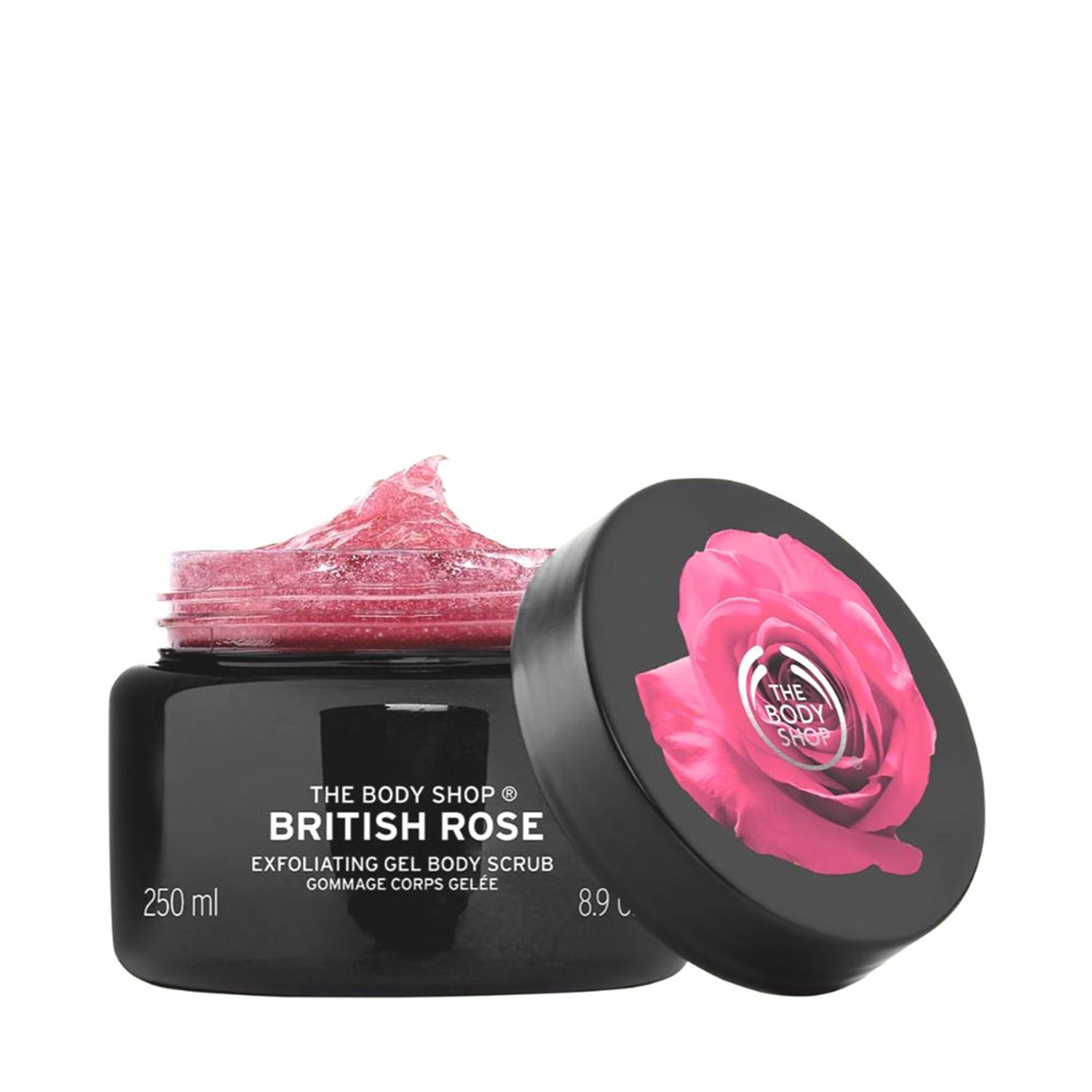 The Body Shop British Rose Body Scrub, 250Ml
