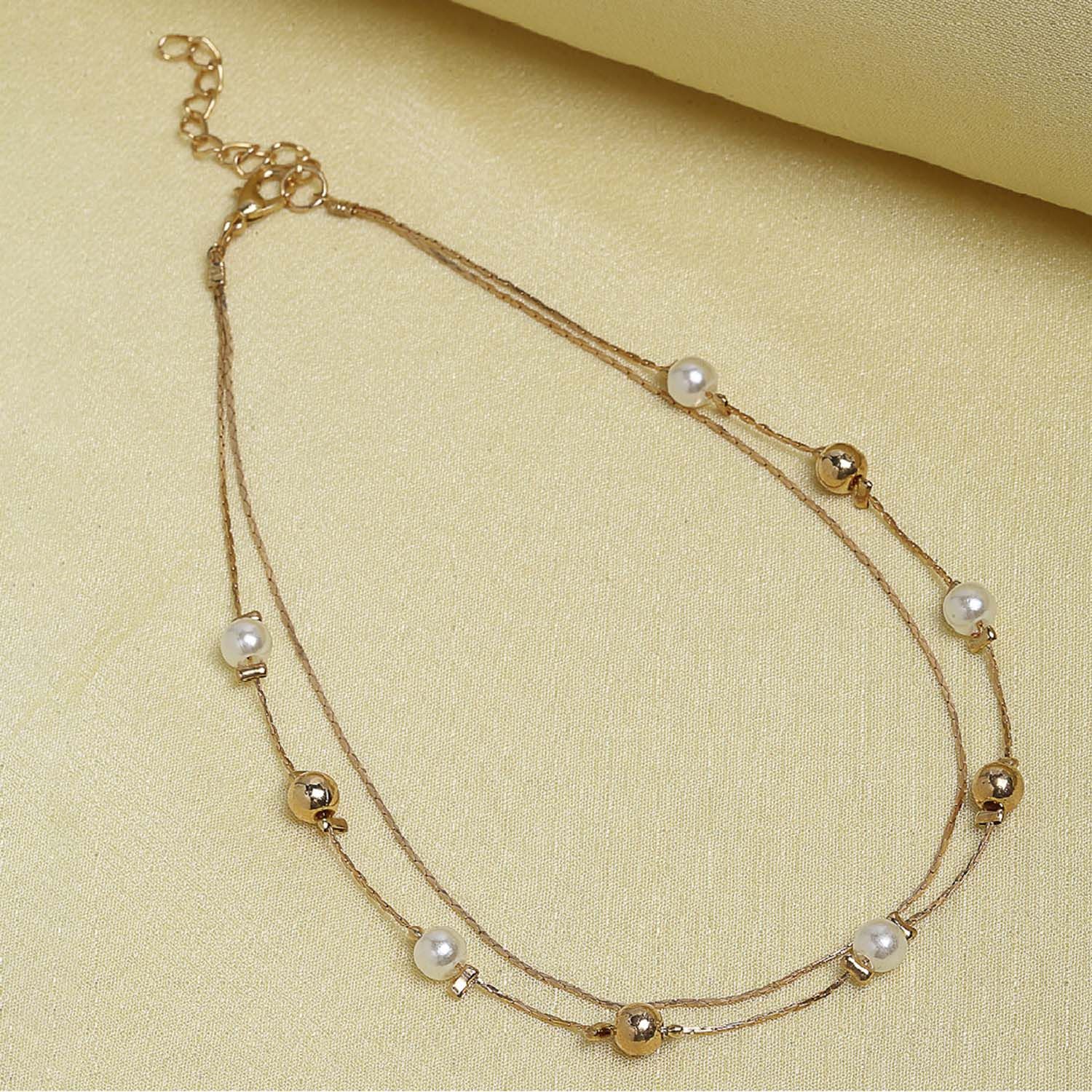 Ferosh Zuri Beaded Chain Necklace
