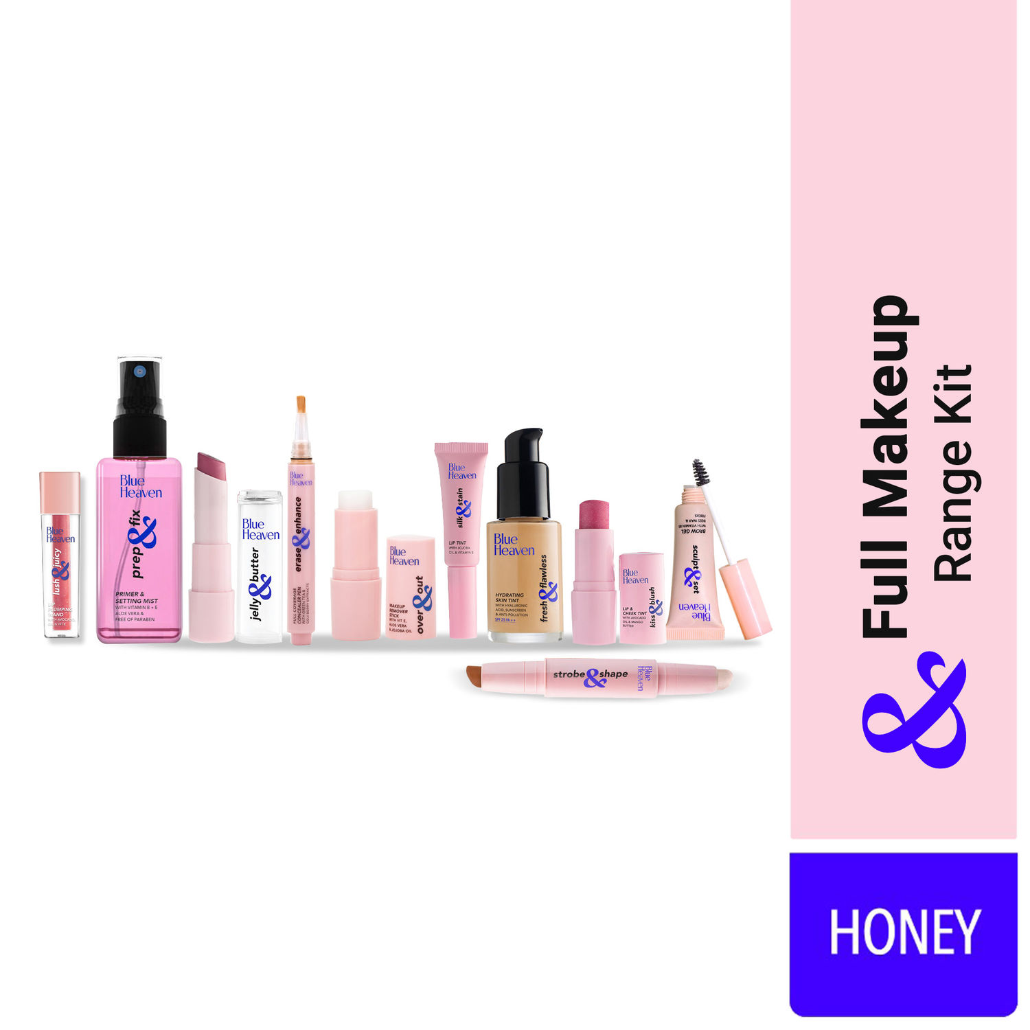 Blue Heaven & Full Makeup Range Kit Concealer Foundation