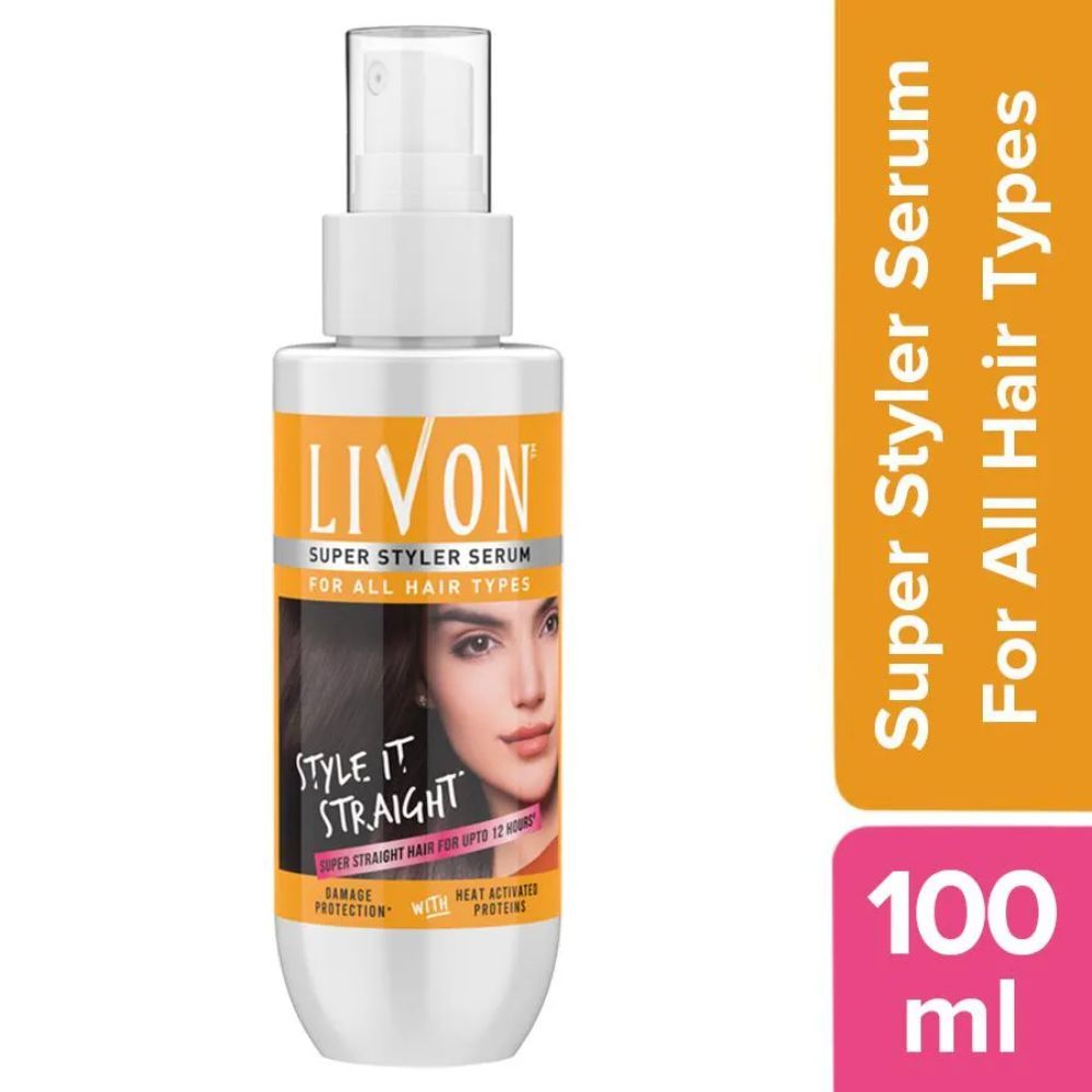 Can i use sales livon serum before straightening
