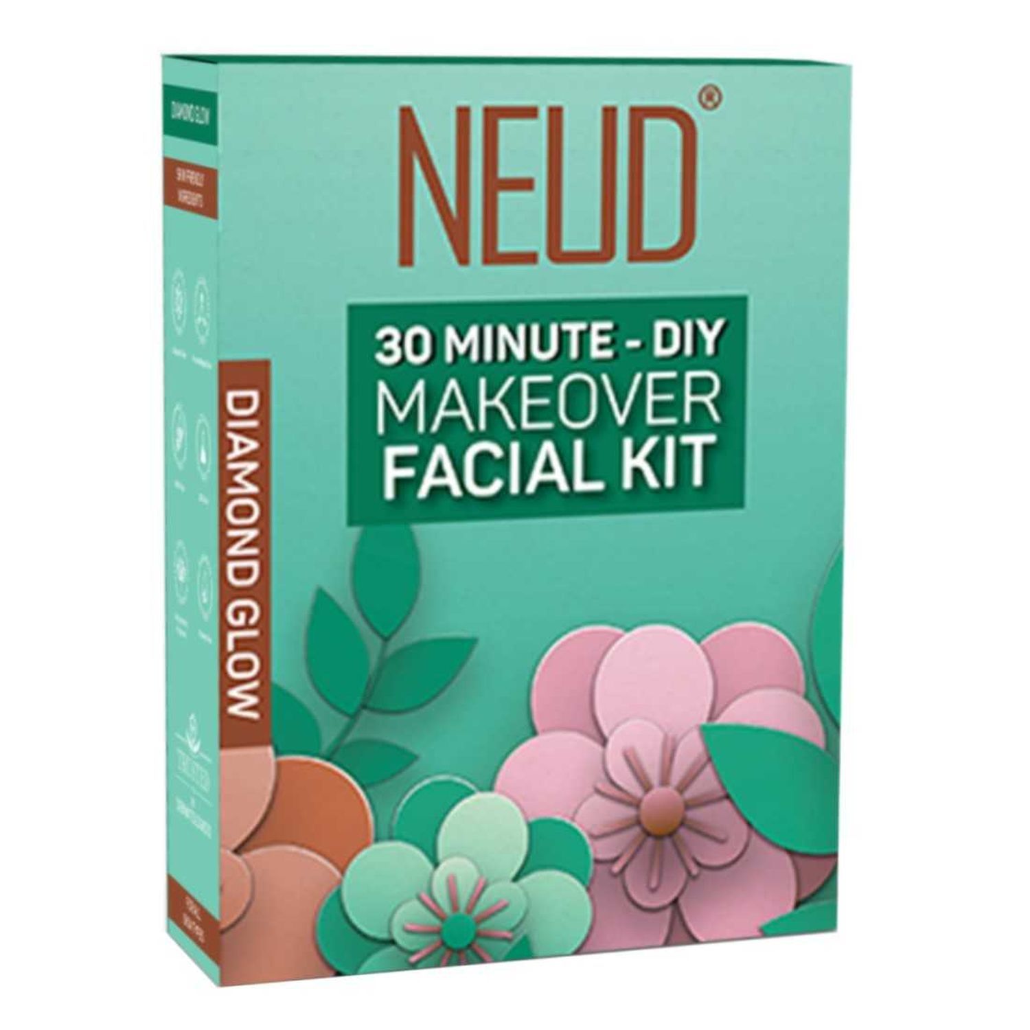NEUD 6-Step DIY Makeover Facial Kit for Salon-Like Glow at Home - 1 Pack (60 g)