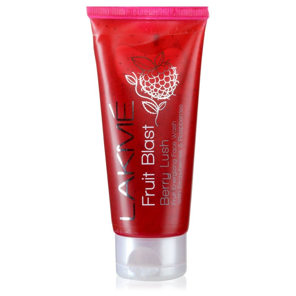 Buy Lakme Fruit Blast Berry Lush Face Wash 100 G Online Purplle