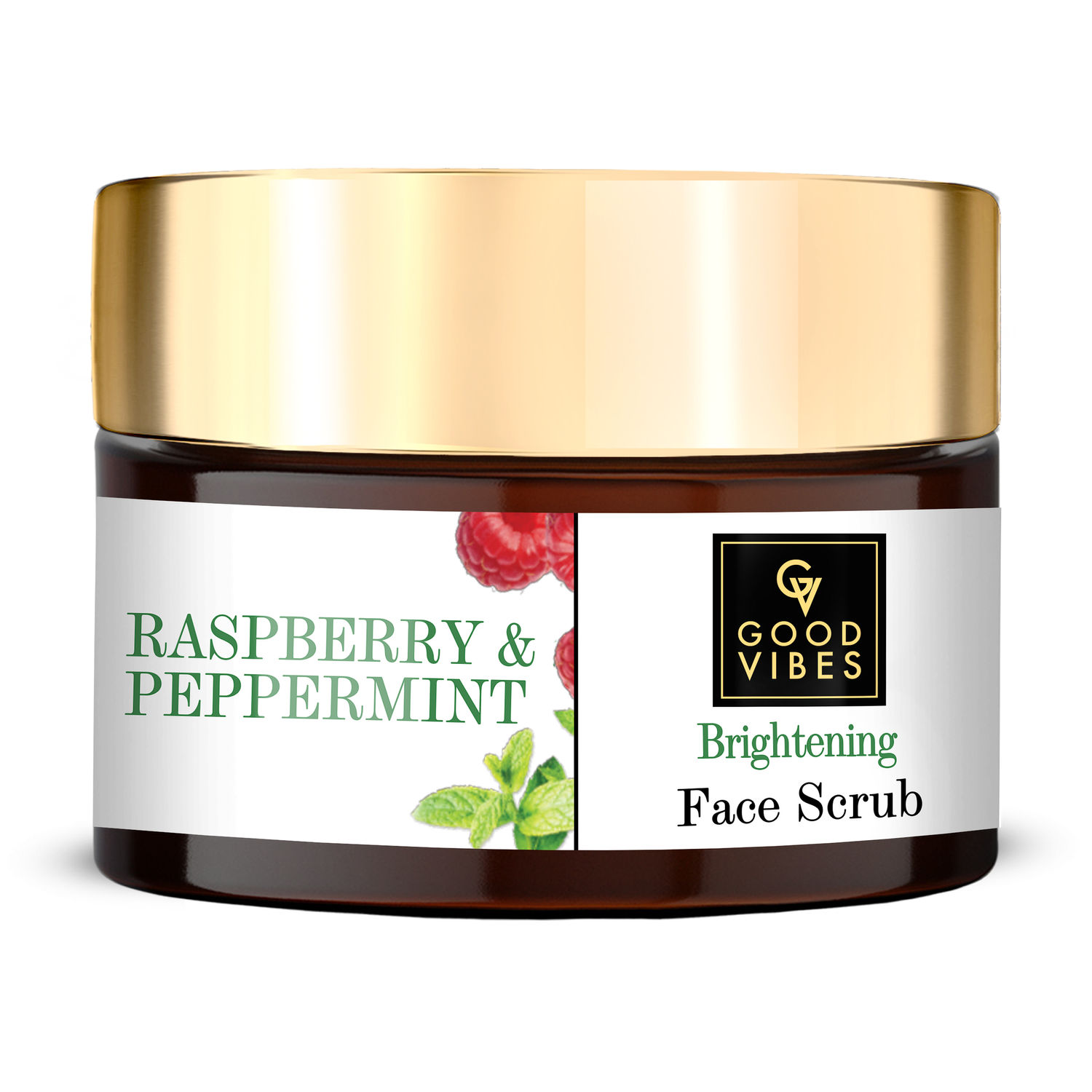 Good Vibes Brightening Face Scrub - Raspberry & Peppermint (50 g)