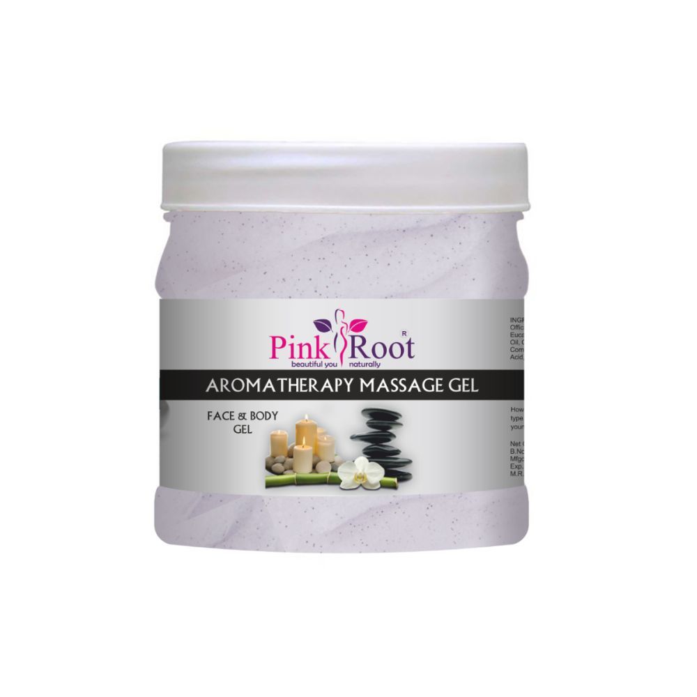 Pink Root Aromatherapy Face & Body Massage Gel 500ml