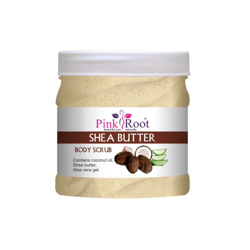 Pink Root Shea Butter Body Scrub 500ml