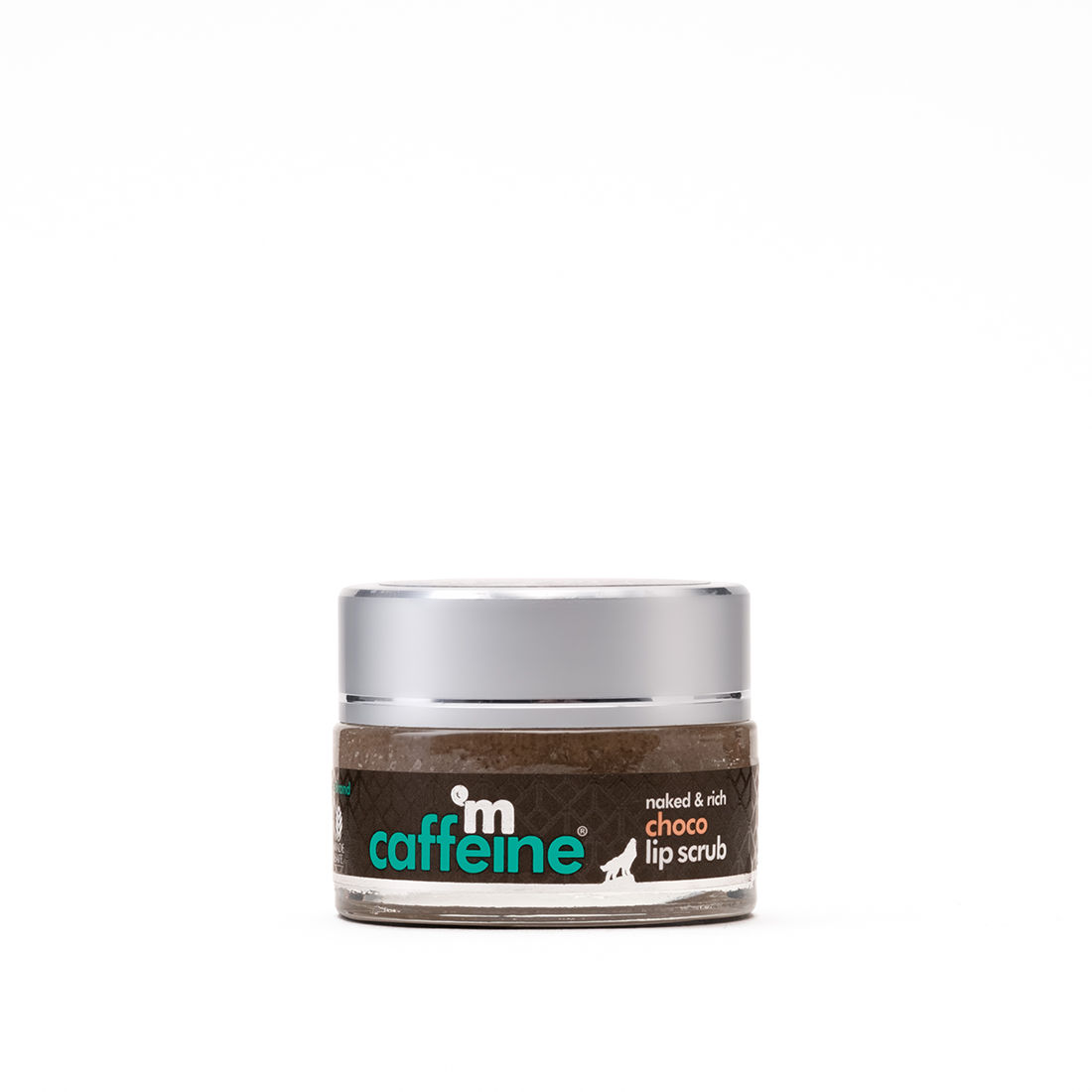 Free mCaffeine Choco Lip Scrub for Chapped & Sensitive Lips - 100% Vegan (12gm)