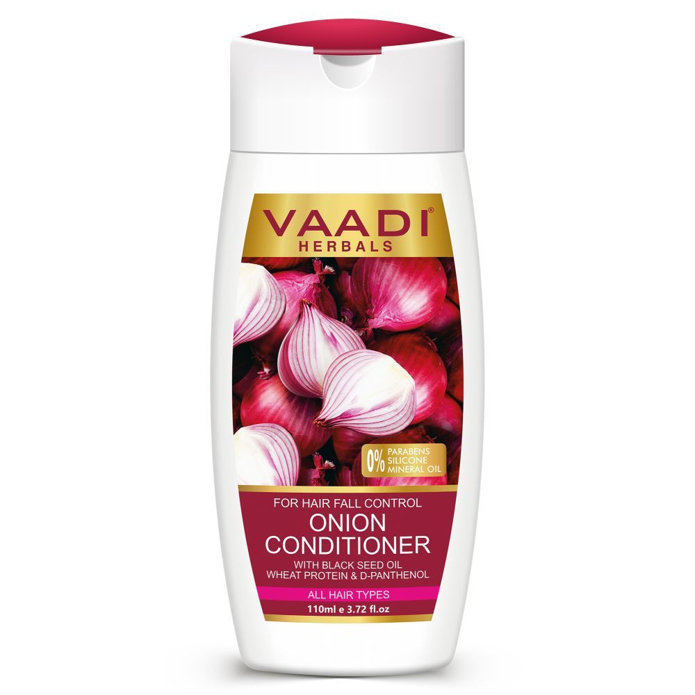 Vaadi Herbals Onion Conditioner for Hair Fall Control & Hair Growth With  Wheat Protein (110 ml)