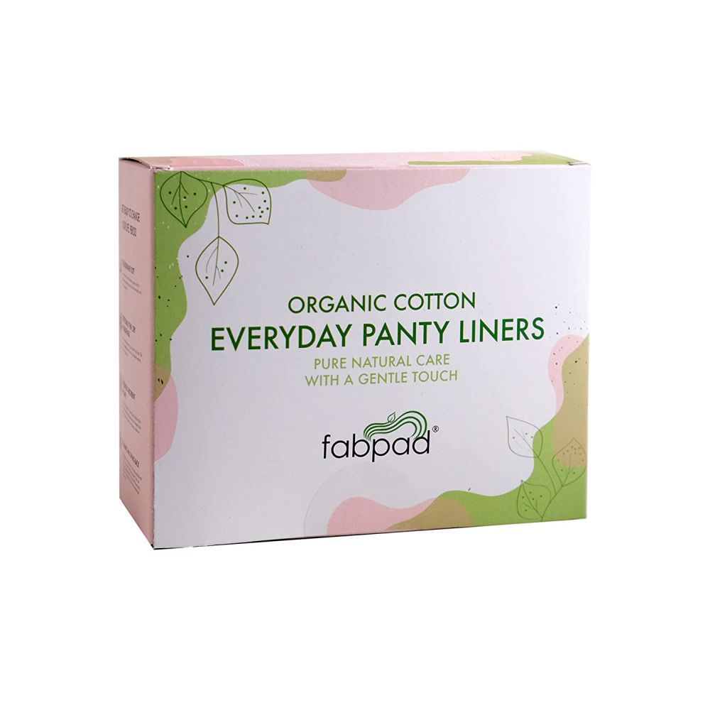 FabPad Organic Cotton Panty Liners Ultra Thin Rash Free Everyday