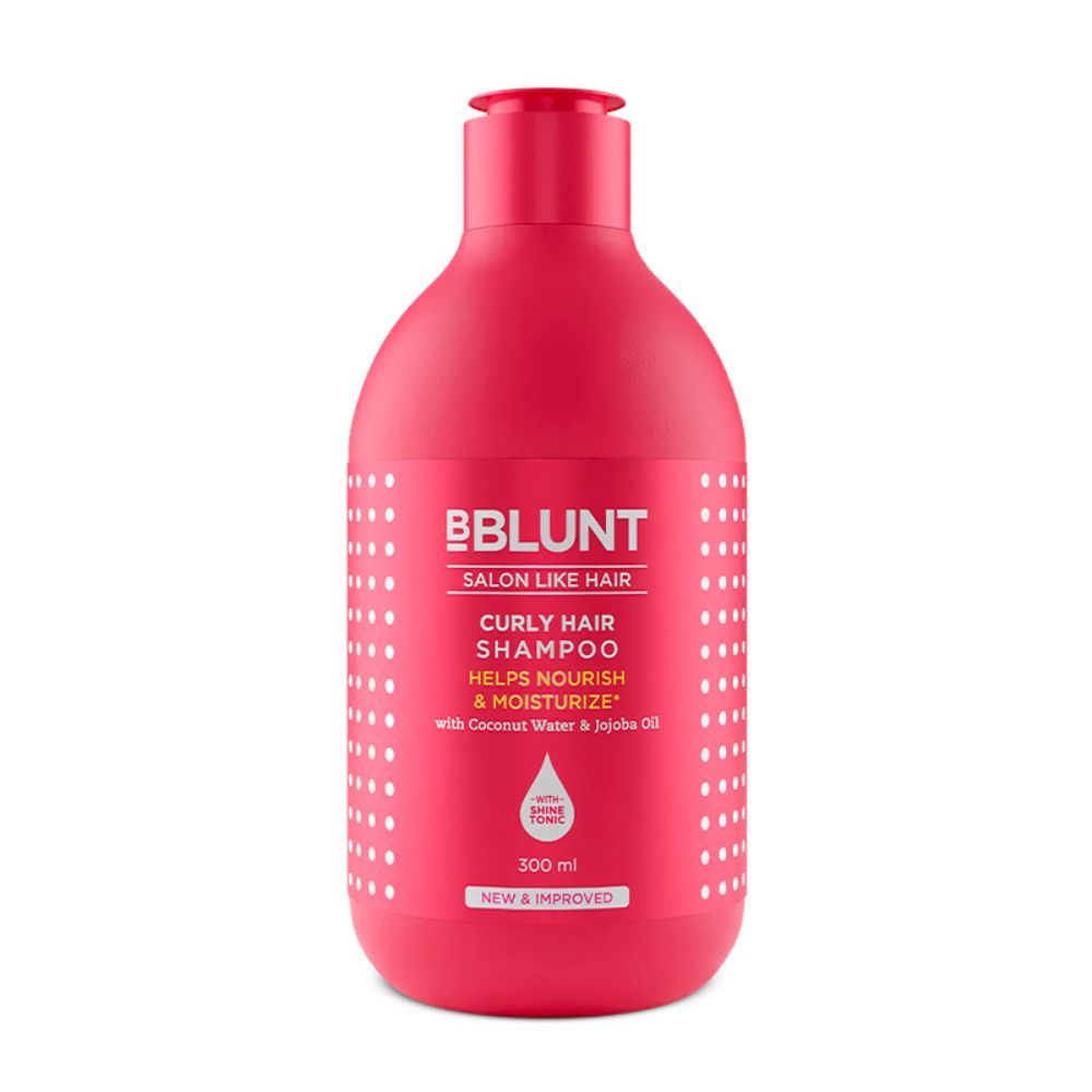 Bblunt Curly Hair Shampoo With Coconut Water And Jojoba Oil 300 Ml 1 Display 1675054028 B1218649 