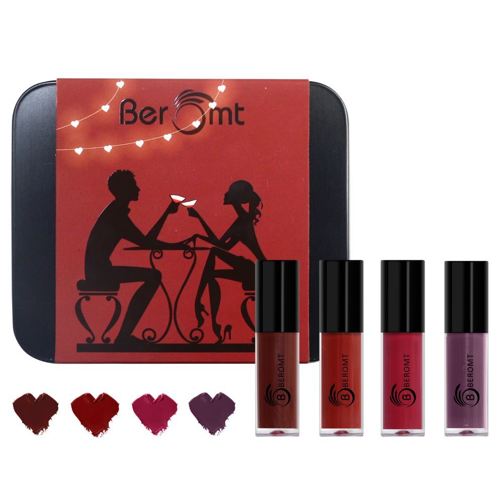 BEROMT DATE MINI MATTE LIPSTICK SET OF 4