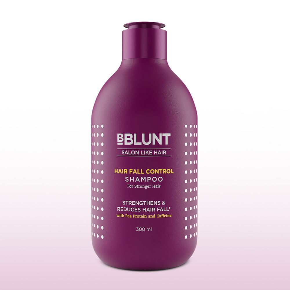 Bblunt Hair Fall Control Shampoo With Pea Protein And Caffeine For Stronger Hair 300 Ml 1 Display 1666266766 Bd007c3c 