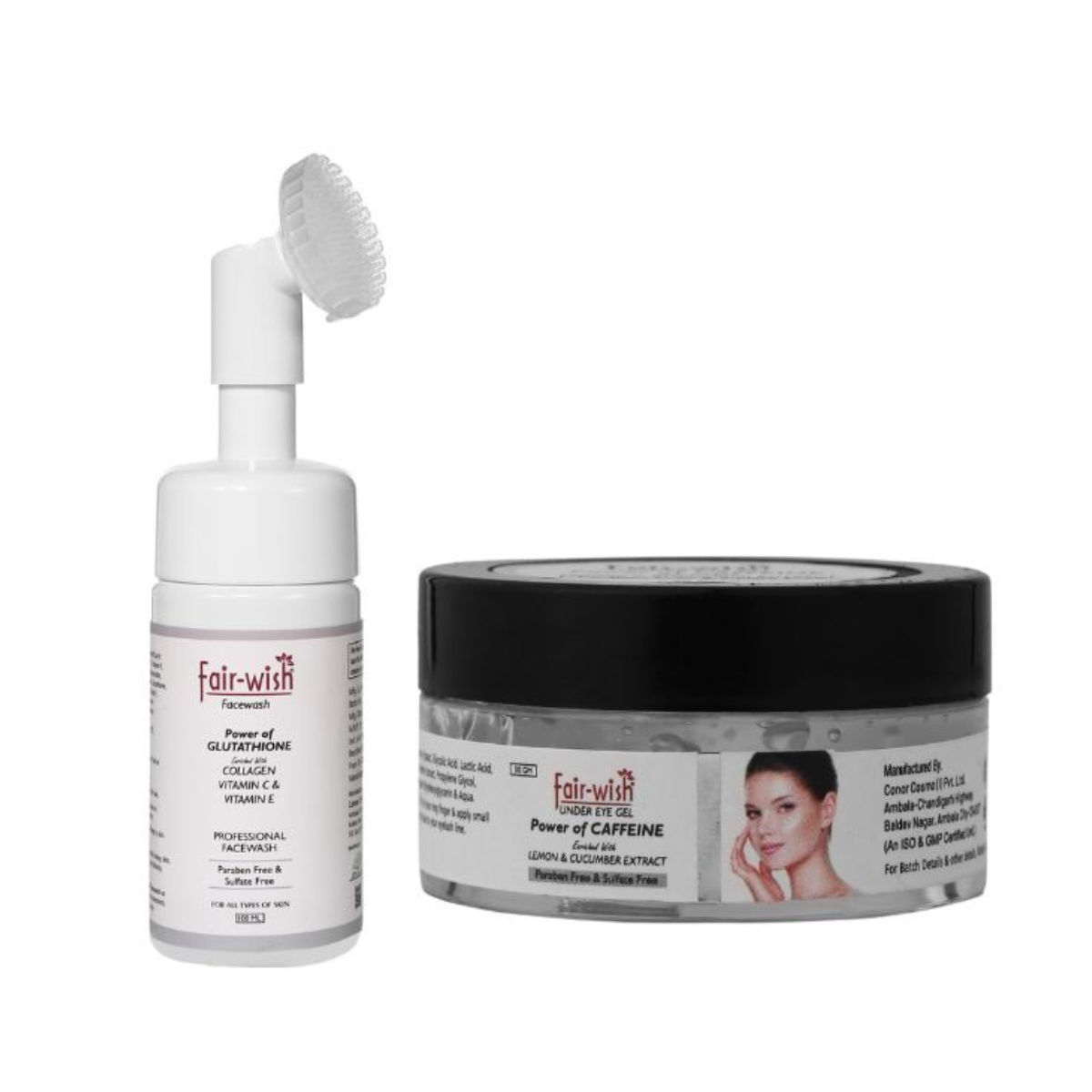 combo of fair wish Foaming face wash with Glutathione,Collagen
