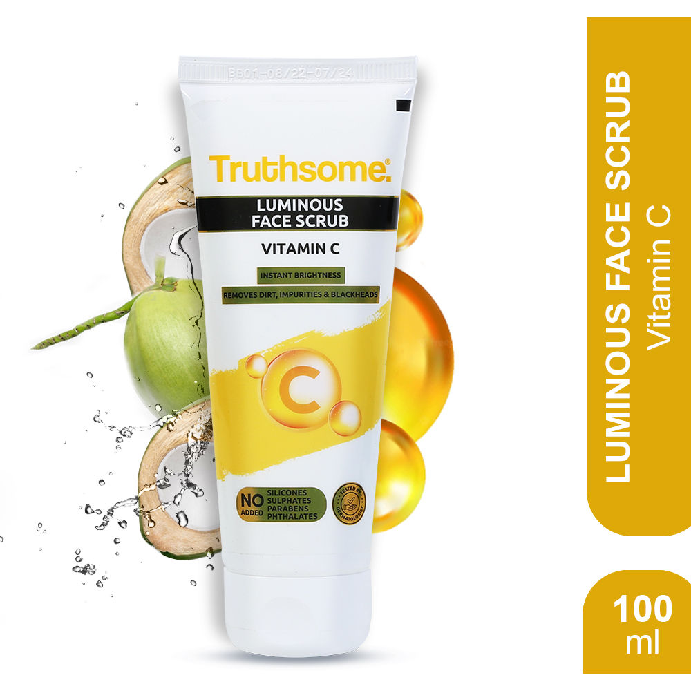 Truthsome Luminous Face Scrub with Coconut Water & Vitamin C For All