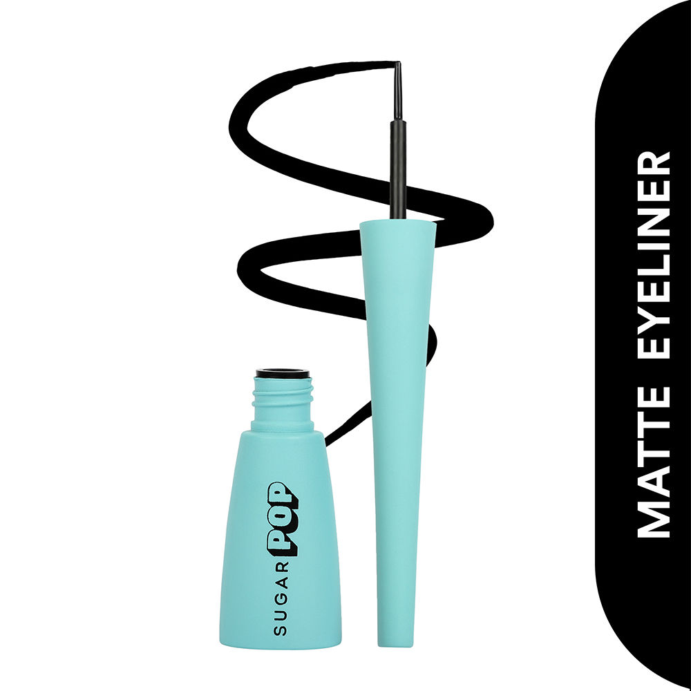 Buy SUGAR POP Matte Eyeliner - 01 Black - Rich Intense Colour, Smudge-proof, Water-resistant, Quick Drying | Easy & Precise Application l Matte Eyeliner for Women - Purplle