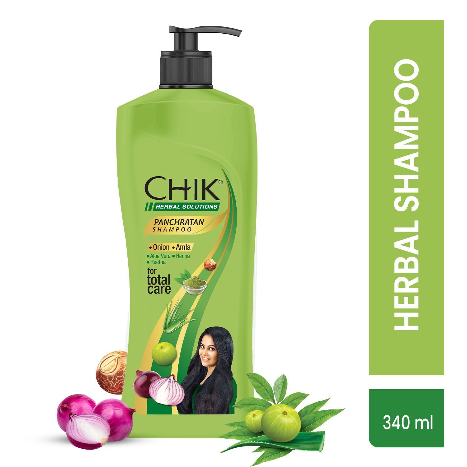 Chik Panchratan Herbal Solution Total Hair Care Shampoo, For Soft
