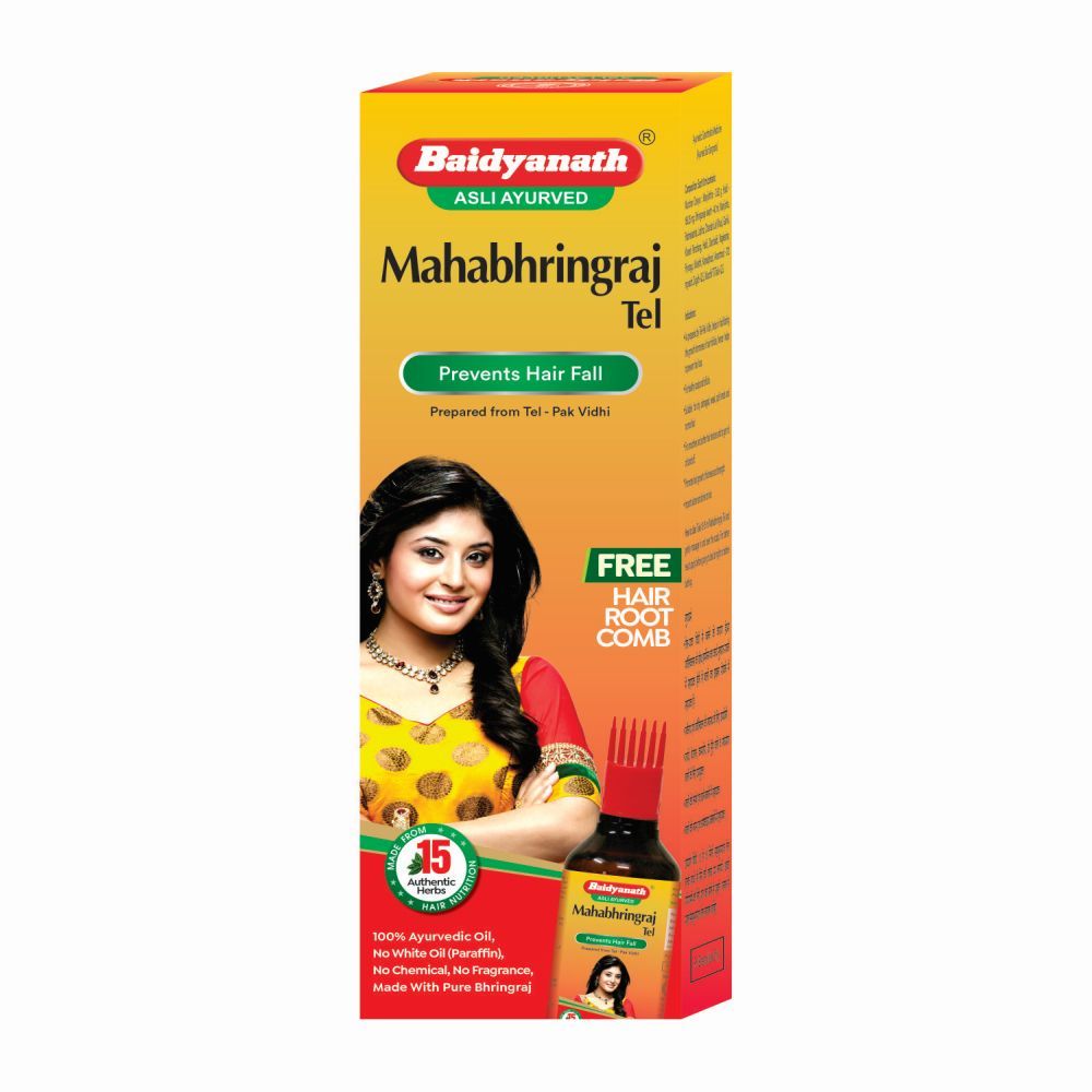 Baidyanath Mahabhringraj Oil Ayurvedic Hair Oil To Reduce Hairfall