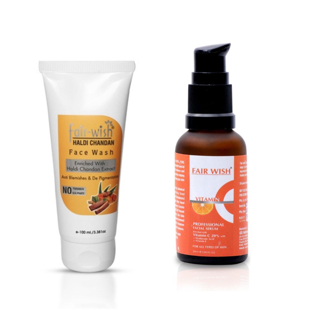 Fair Wish Haldi Chandan face Wash with Power of Turmeric,Sandalwood and
