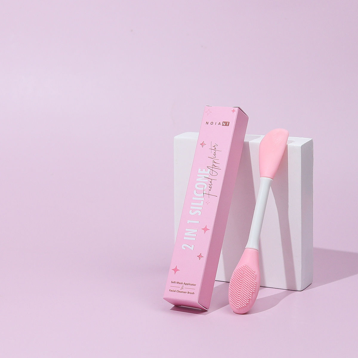 Noiant 2 in 1 Silicone Facial Applicator Soft Mask Applicator & Facial Brush Cleanser